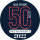 Wizguide 50 best restaurants logo